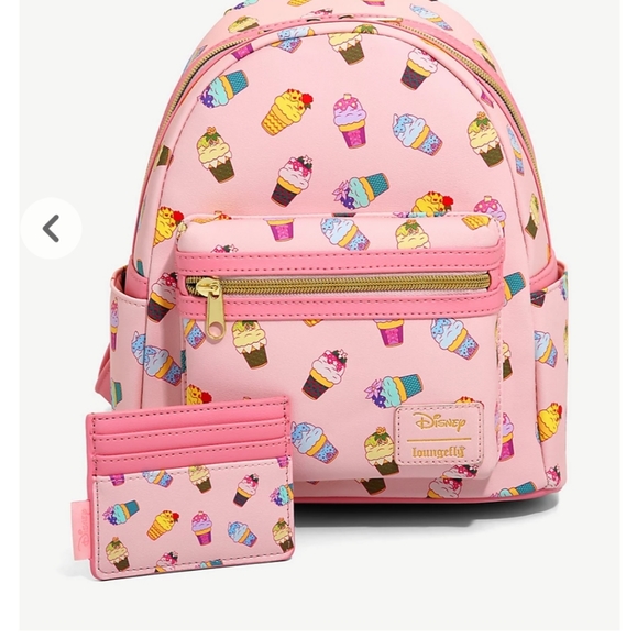 Loungefly Disney Mickey Mouse Ice Cream Mini Backpack Exclusive NWT